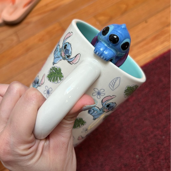 NWOT Stitch Floral Mug - Picture 2 of 4